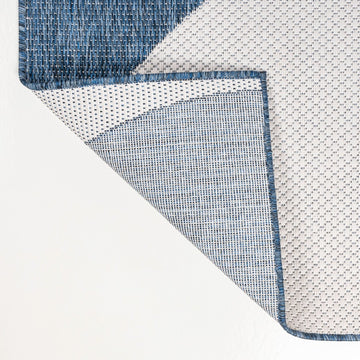 Lucian Modern Geometric Abstract Two-tone Indoor/Outdoor Area Rug